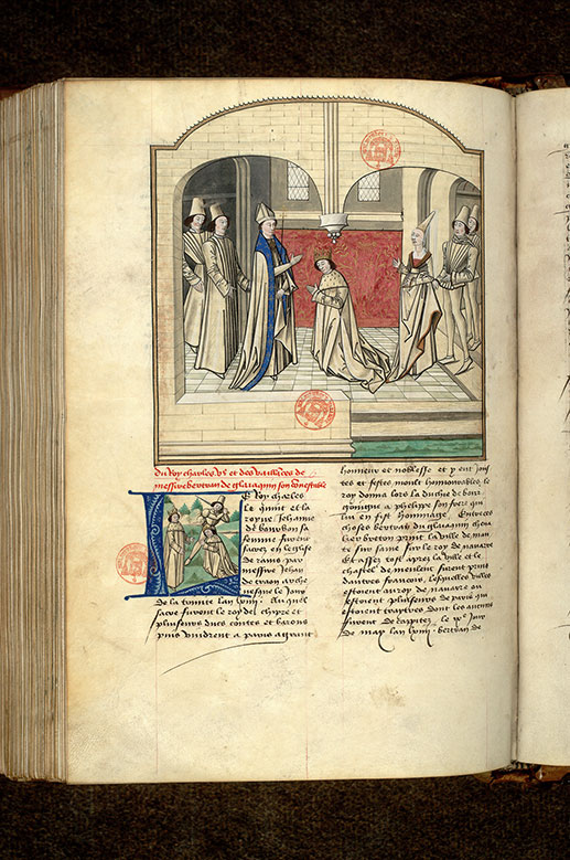 Fleur des histoires - Couronnement de Charles V_1