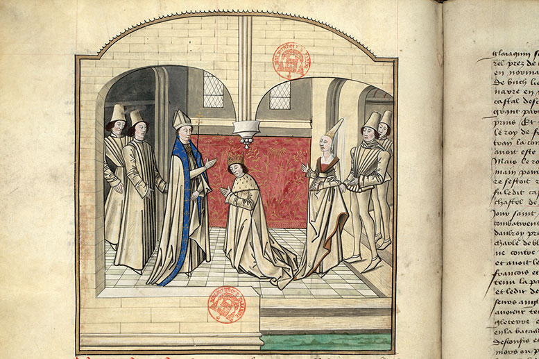Fleur des histoires - Couronnement de Charles V
