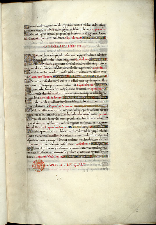 Antiquitates judaicae - Initiales et bouts-de-ligne ornés