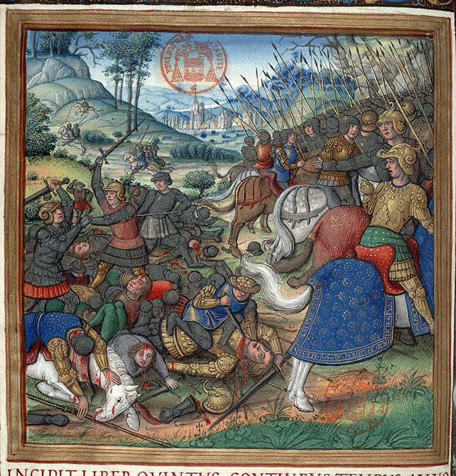Antiquitates judaicae - Bataille entre Hébreux et Cananéens