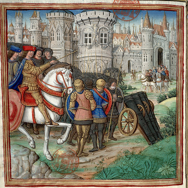 Antiquitates judaicae - Troupes de Sennachérib devant Jérusalem