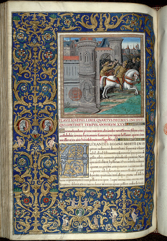 Antiquitates judaicae - Aristobule II chassant Hyrcan II de Jérusalem_1