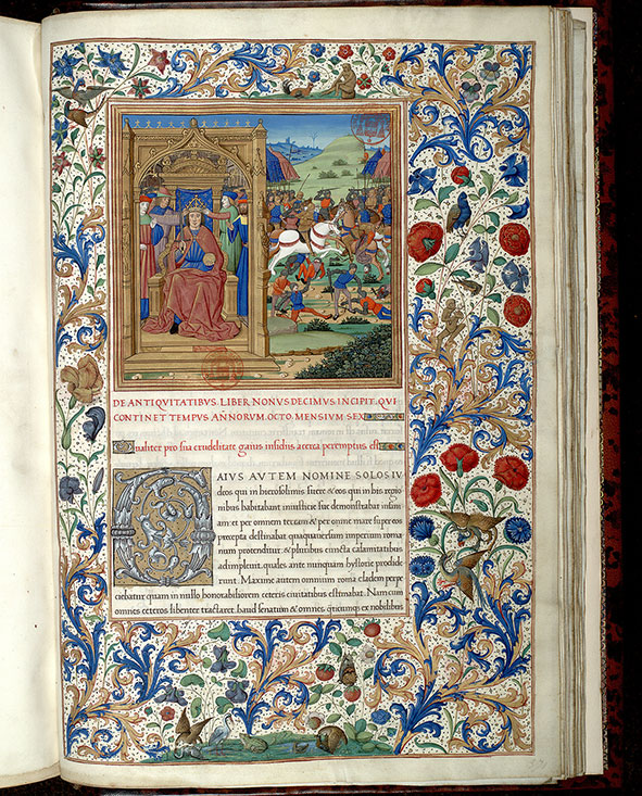 Antiquitates judaicae - Page décorée