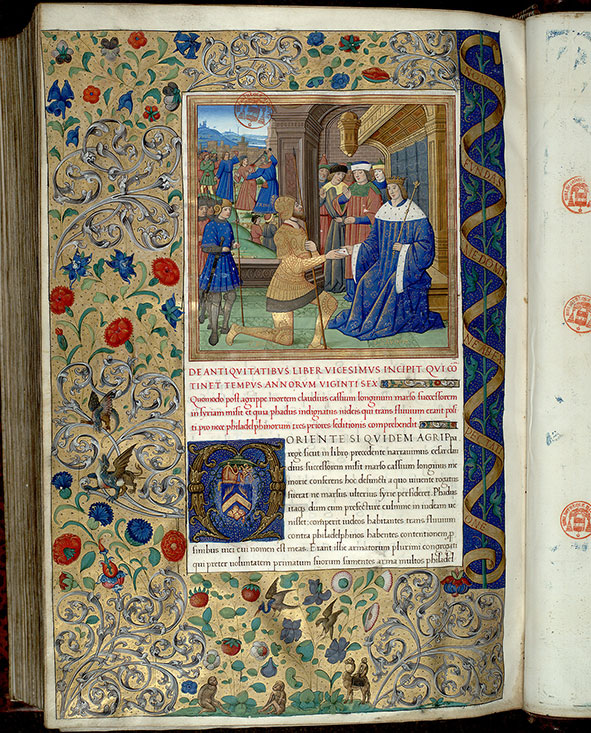 Antiquitates judaicae - Singes, dromadaire et oiseaux