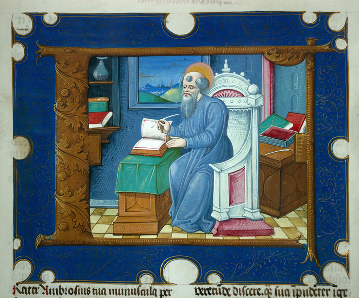 Bible - Saint Jérôme écrivant