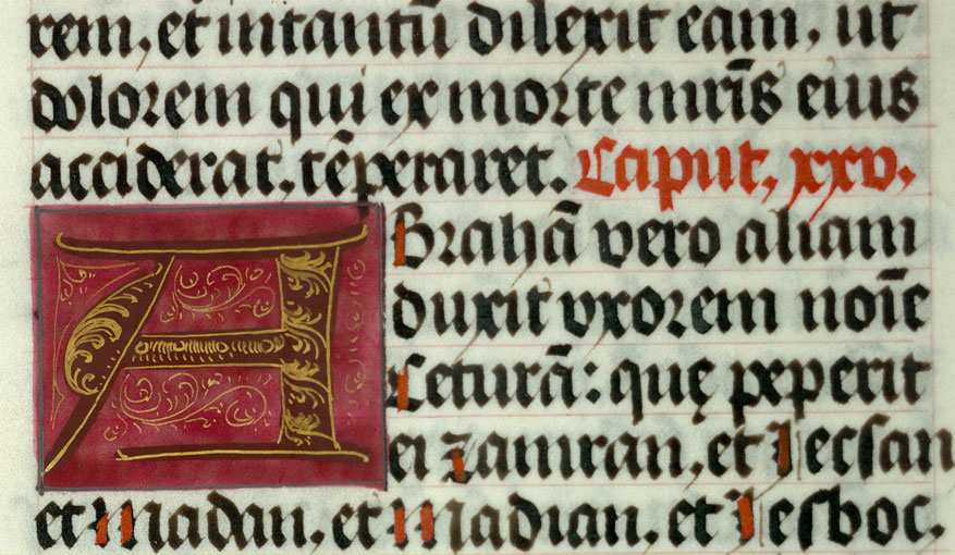 Bible - Initiale ornée