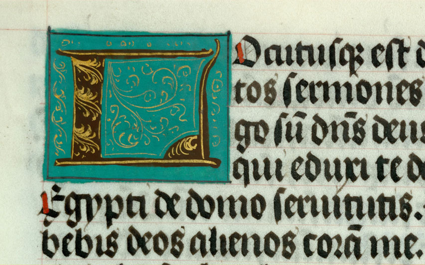 Bible - Initiale ornée
