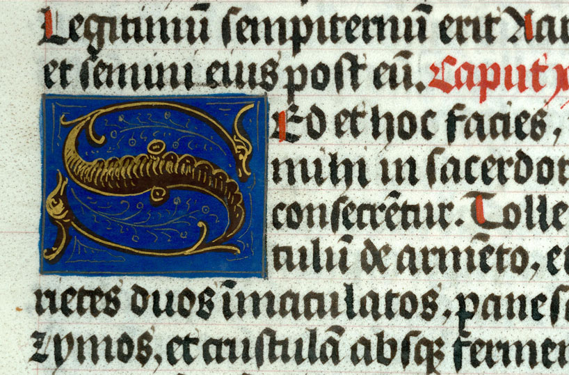 Bible - Initiale ornée