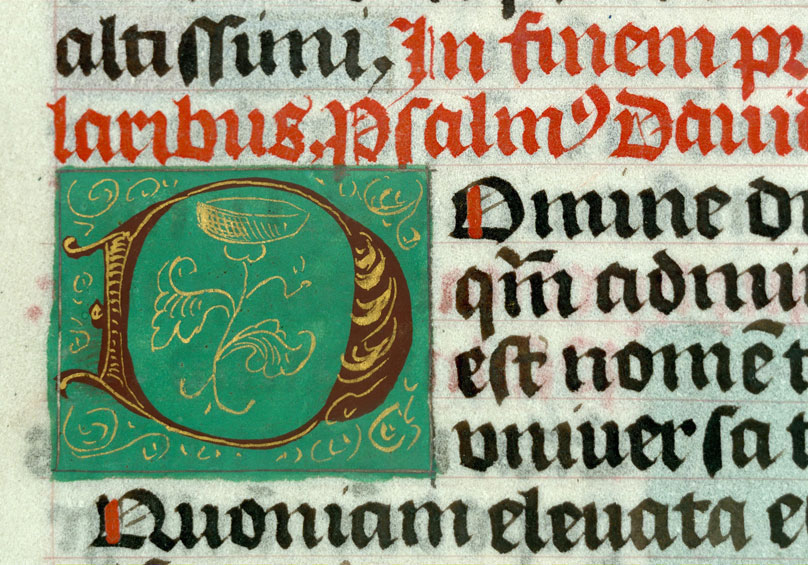 Bible - Initiale ornée