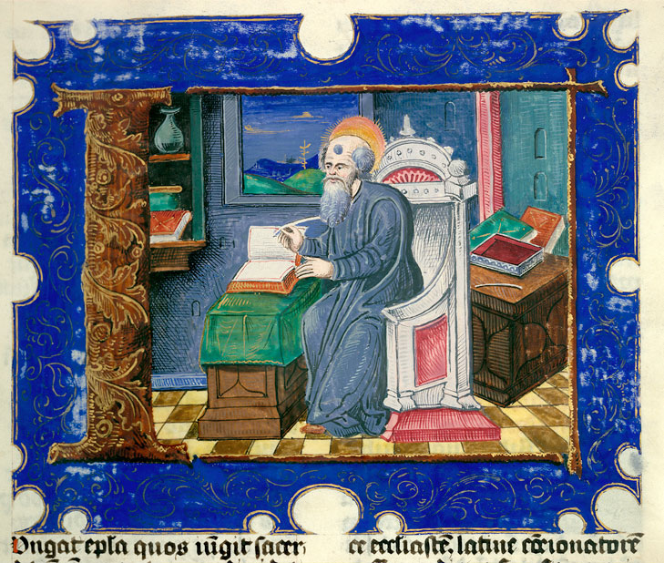 Bible - Saint Jérôme écrivant