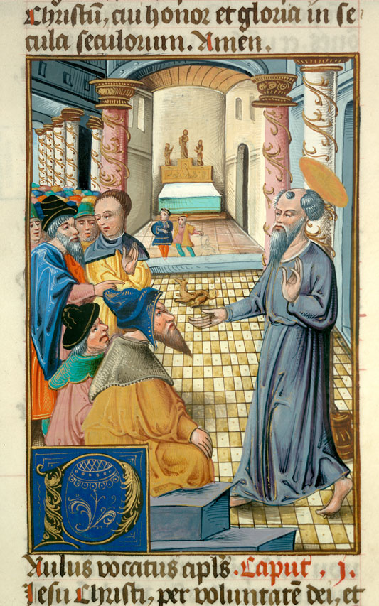 Bible - Saint Paul prêchant