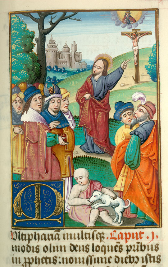 Bible - Saint Paul montrant aux Juifs le Fils de Dieu en croix