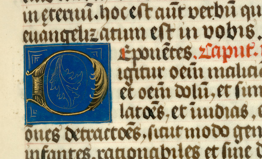 Bible - Initiale ornée