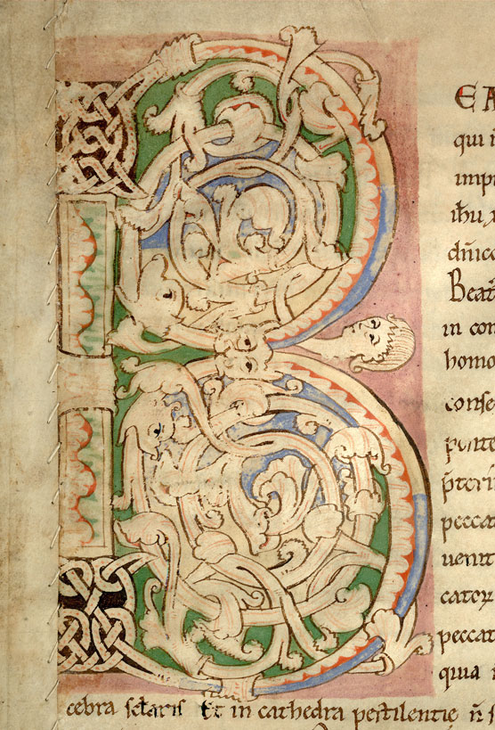 Enarrationes in Psalmos - Initiale ornée