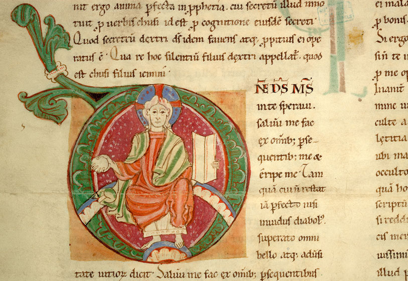 Enarrationes in Psalmos - Christ en majesté