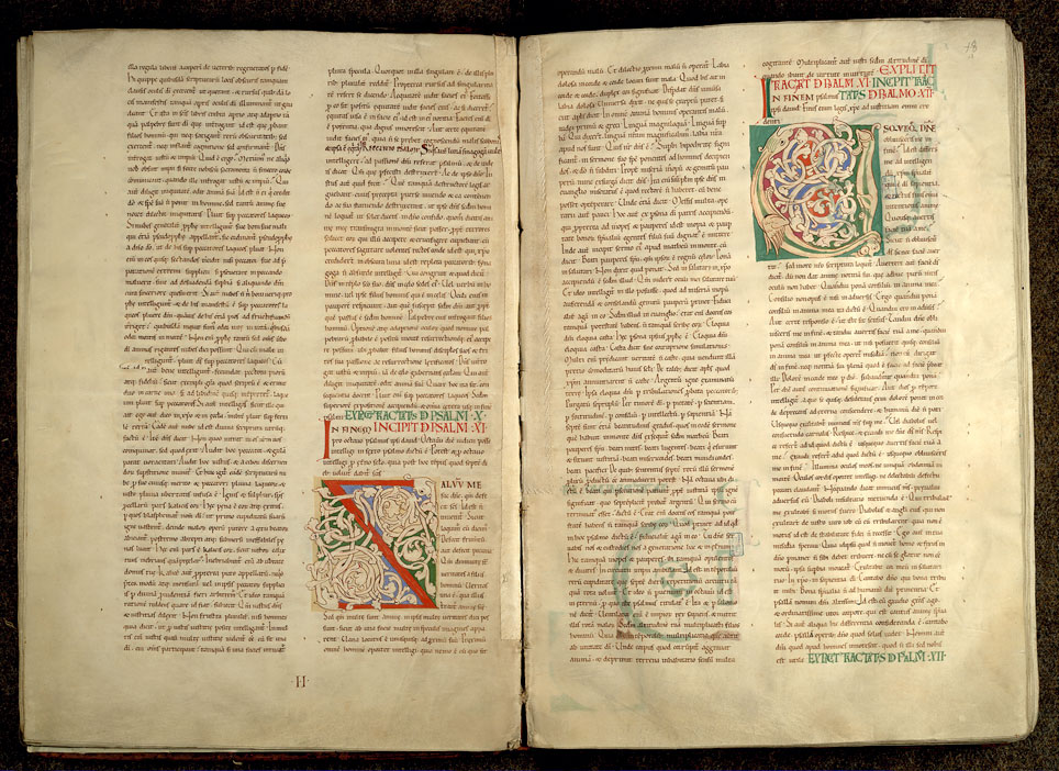 Enarrationes in Psalmos - Initiale ornée_1