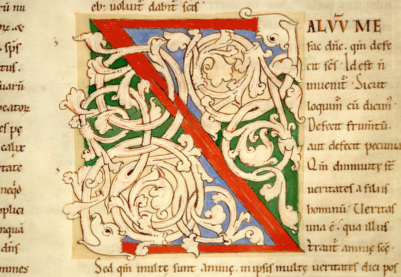 Enarrationes in Psalmos - Initiale ornée