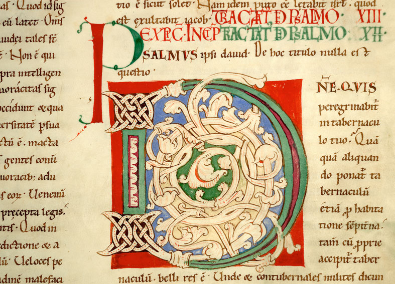 Enarrationes in Psalmos - Initiale ornée