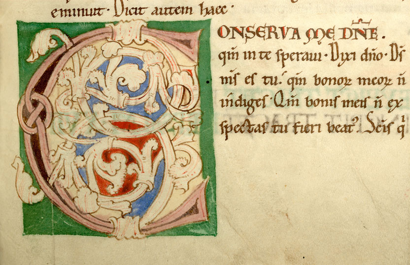 Enarrationes in Psalmos - Initiale ornée