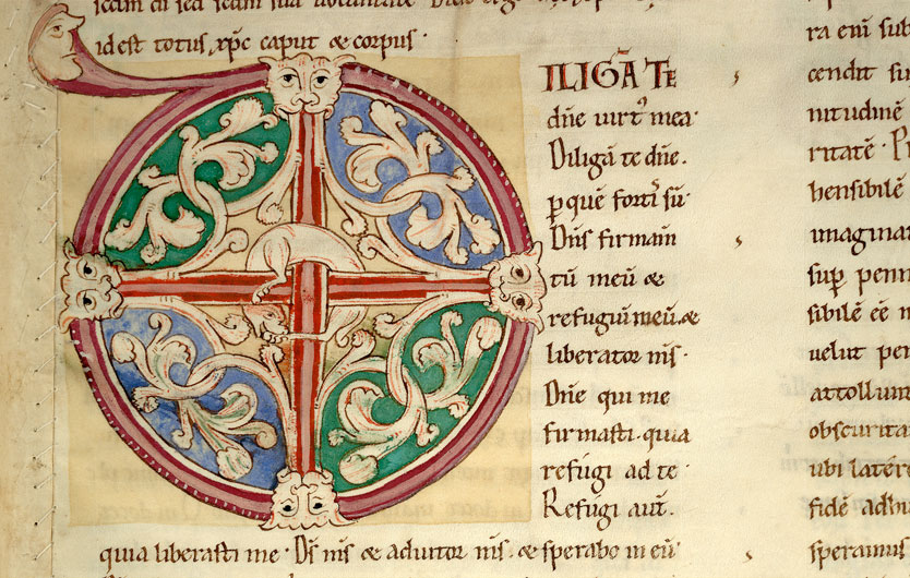 Enarrationes in Psalmos - Initiale ornée
