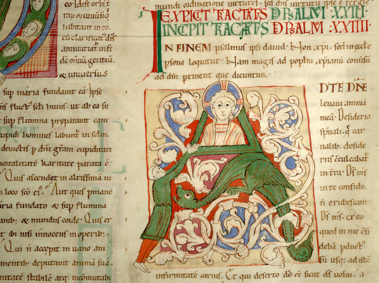 Enarrationes in Psalmos - Homme, menacé par le mal, priant Dieu