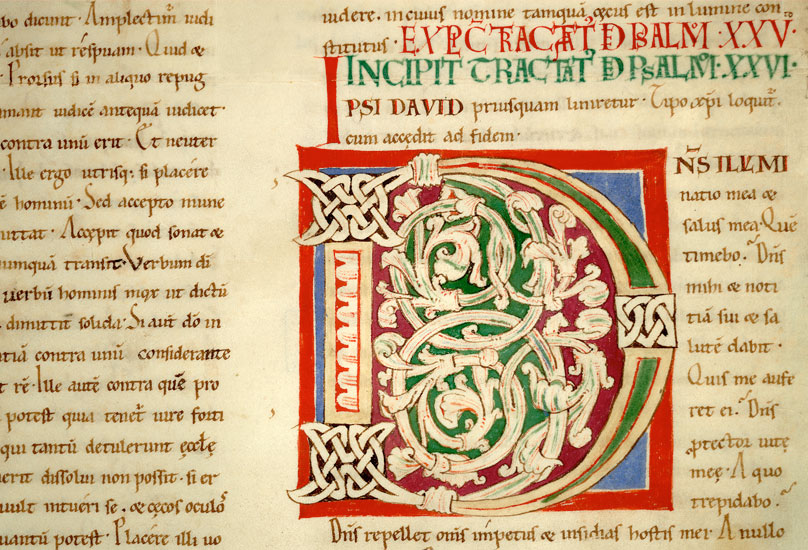 Enarrationes in Psalmos - Initiale ornée