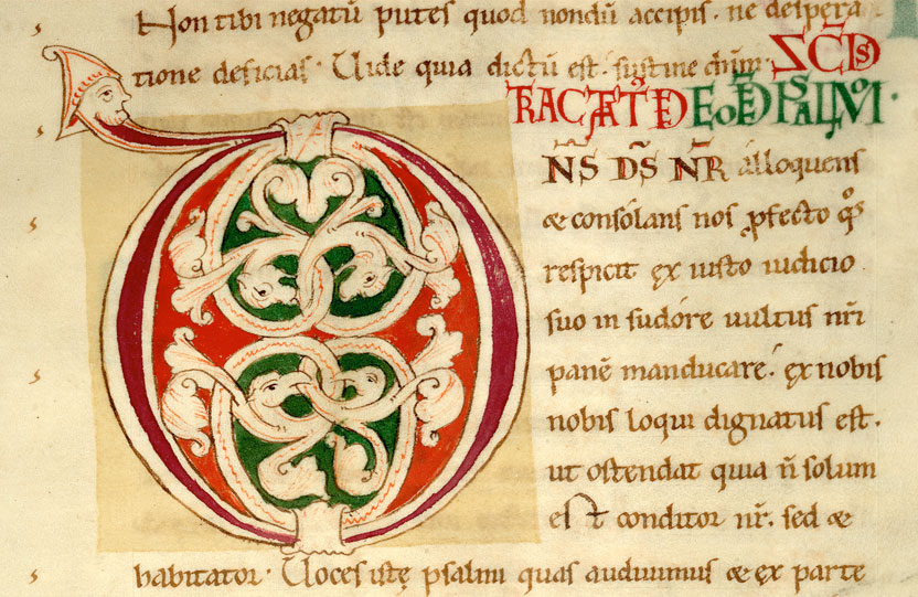 Enarrationes in Psalmos - Initiale ornée