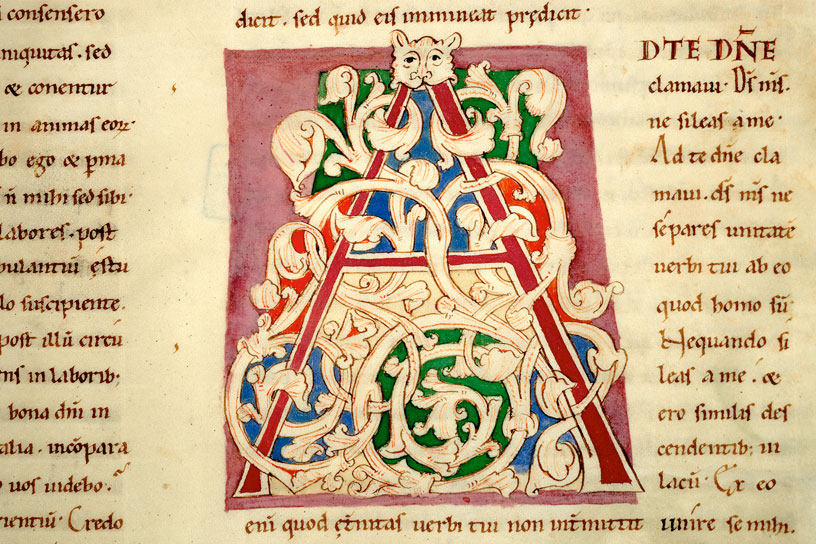 Enarrationes in Psalmos - Initiale ornée