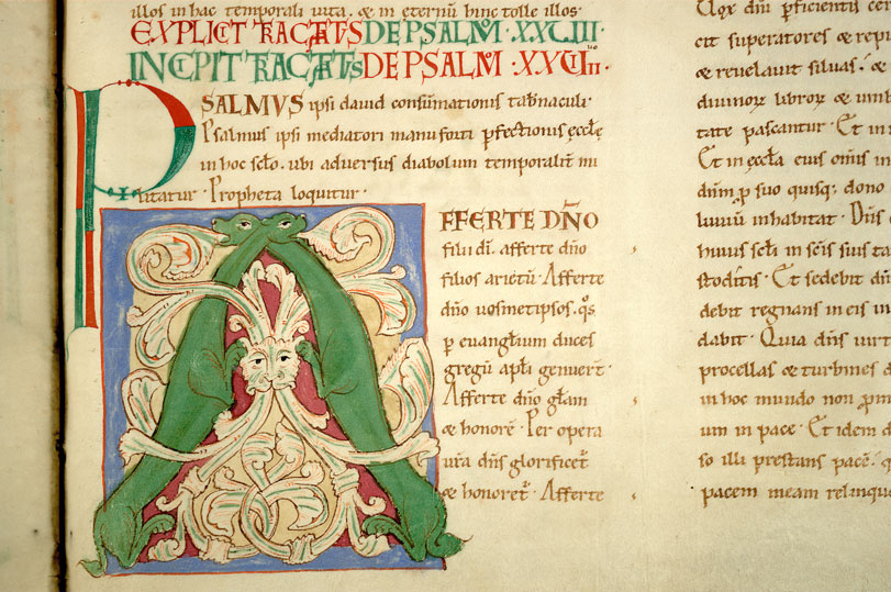 Enarrationes in Psalmos - Fauves crachant des végétaux