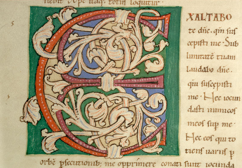 Enarrationes in Psalmos - Initiale ornée
