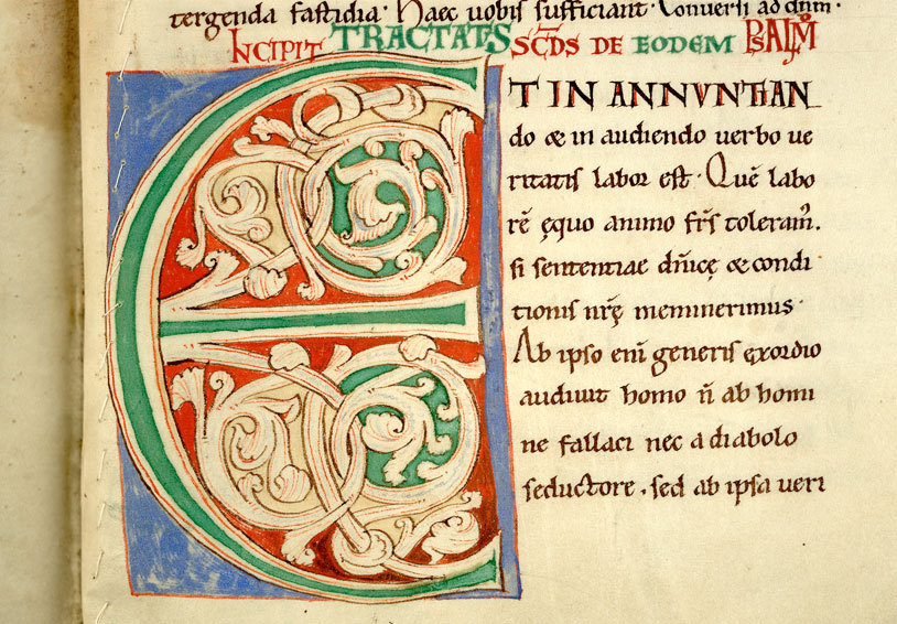 Enarrationes in Psalmos - Initiale ornée