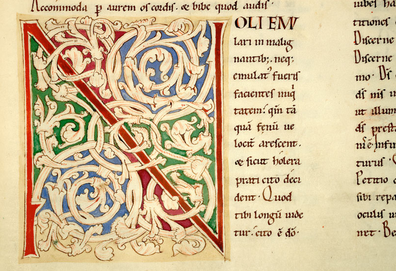 Enarrationes in Psalmos - Initiale ornée