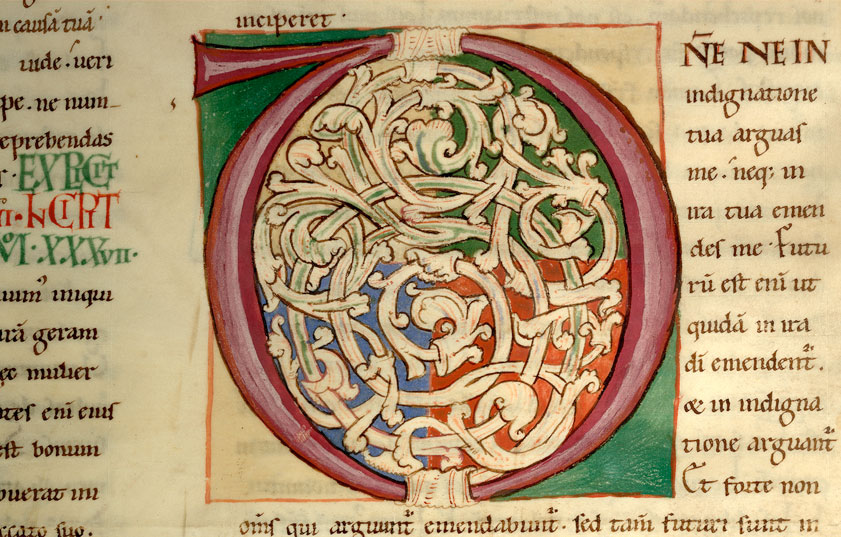 Enarrationes in Psalmos - Initiale ornée