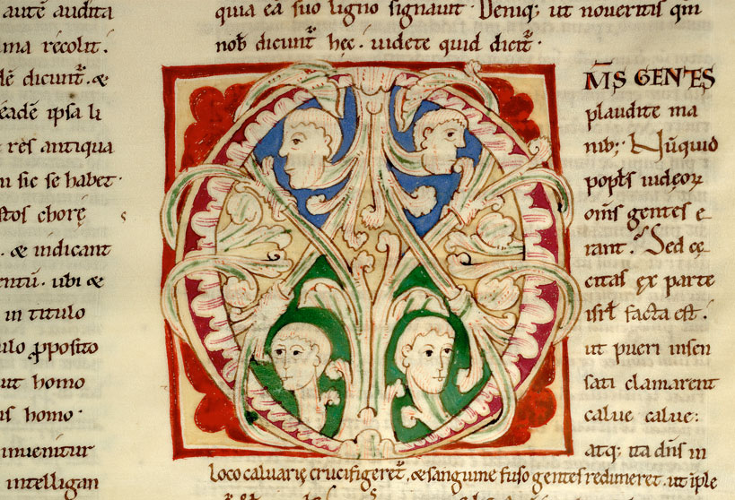 Enarrationes in Psalmos - Têtes d'hommes