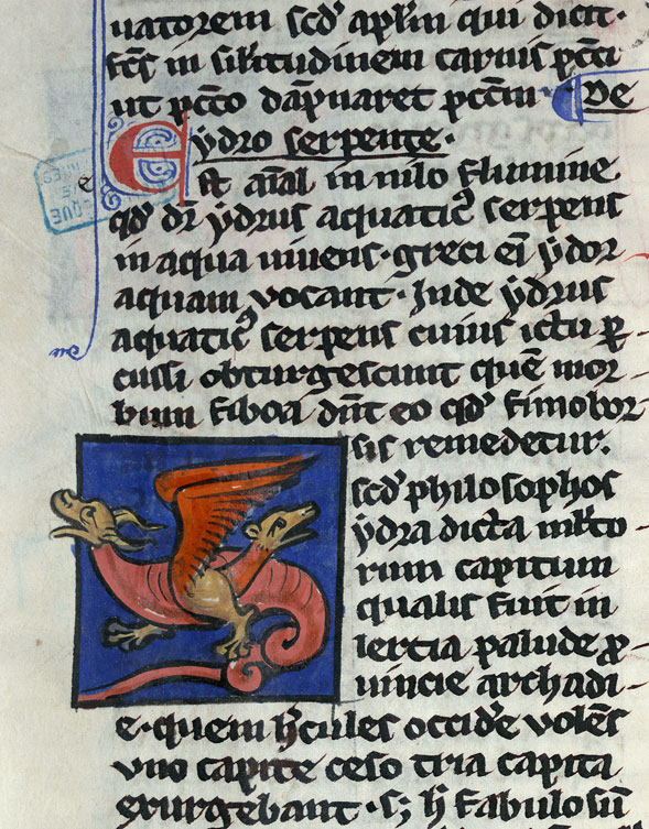 Bestiaire - Hydre dévastant les entrailles d'un crocodile