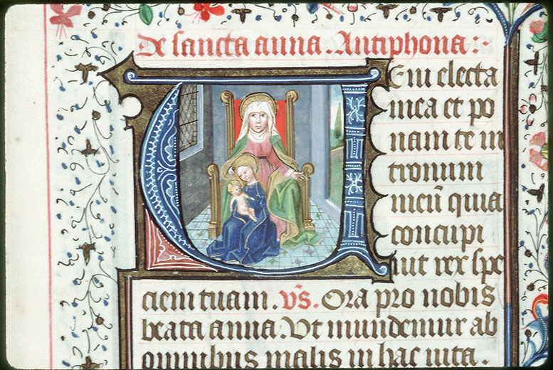 Heures à l'usage de Rome - Sainte Anne trinitaire