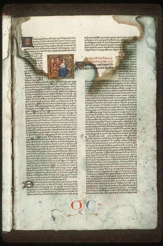 Decretales - Grégoire IX remettant des décrétales (à préciser)_1