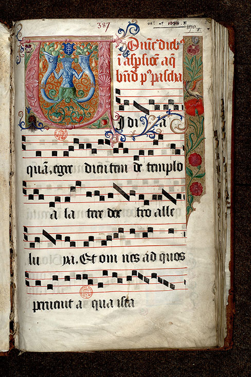 Antiphonaire - Initiale ornée_1