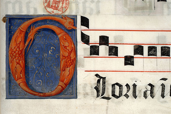 Antiphonaire - Initiale ornée