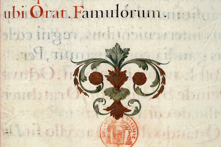 Collectaire à l'usage de Notre-Dame de Paris - Motif végétal