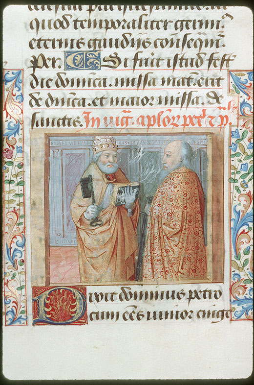 Missel à l'usage des Carmes de Tours - Saint Pierre et saint Paul
