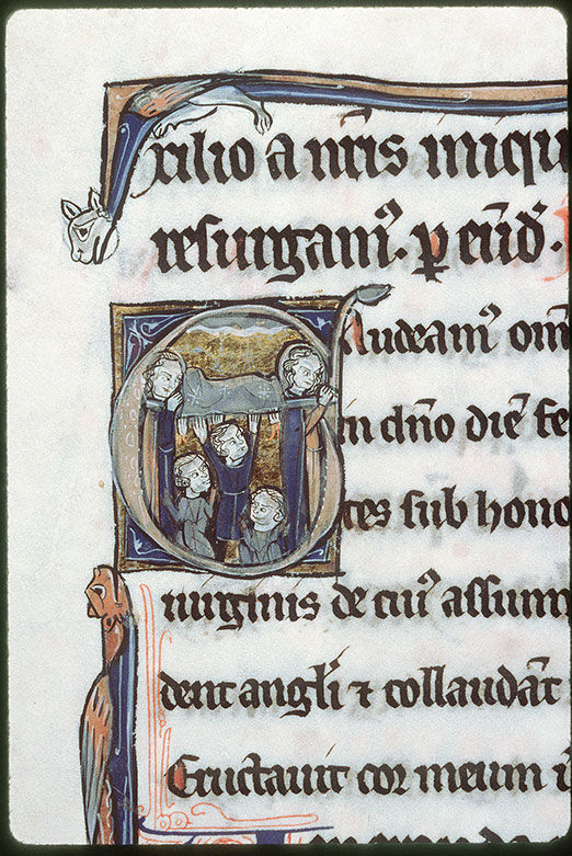 Missel à l'usage de l'abbaye de Villeloin - Funérailles de la Vierge