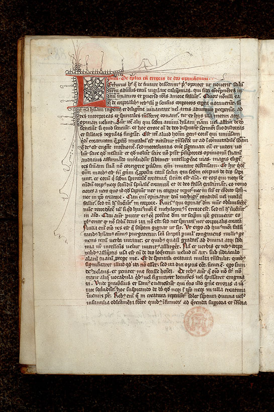 Trinitate (De) - Initiale filigranée_0