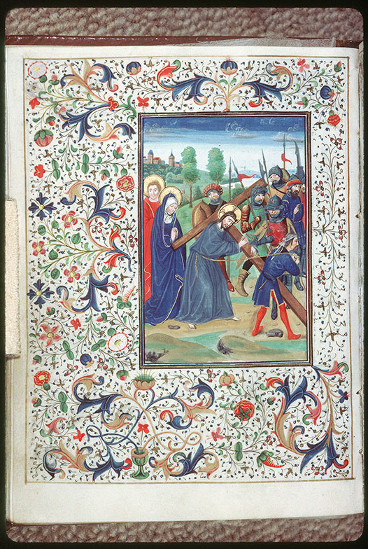Heures à l'usage de Rome - Portement de croix_1