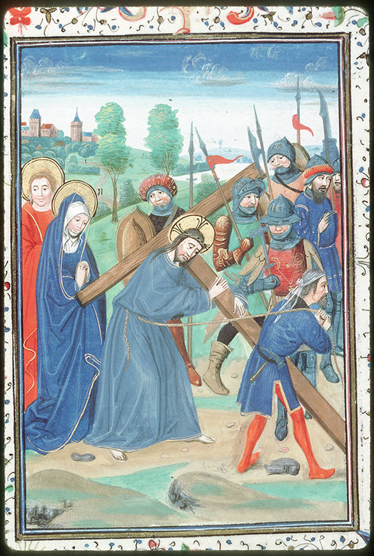 Heures à l'usage de Rome - Portement de croix