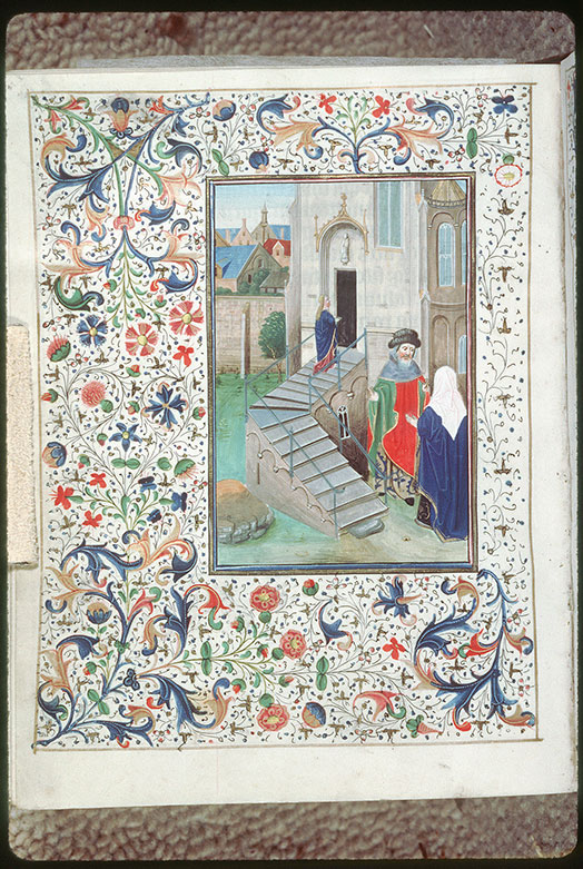 Heures à l'usage de Rome - Présentation de la Vierge au Temple_1