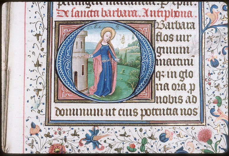 Heures à l'usage de Rome - Sainte Barbe