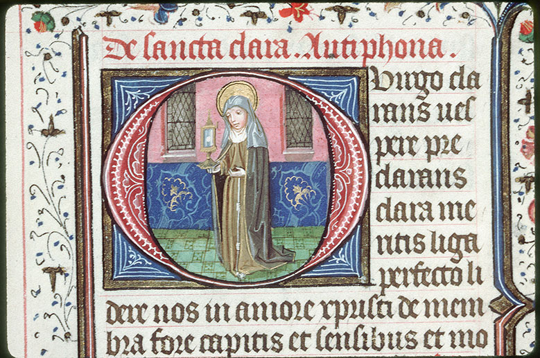 Heures à l'usage de Rome - Sainte Claire