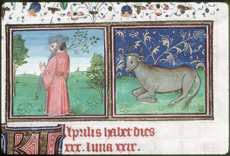 Heures à l'usage de Rome - Signe du taureau
