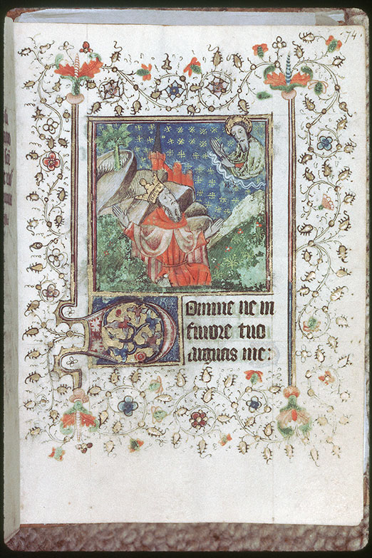 Heures à l'usage de Nantes - David priant Dieu_1